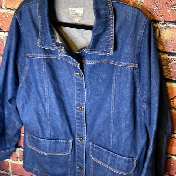 Vintage tradition county collection denim jean jacket size 16 - Picture 7 of 8